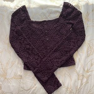 Purple Long-Sleeve Shirt